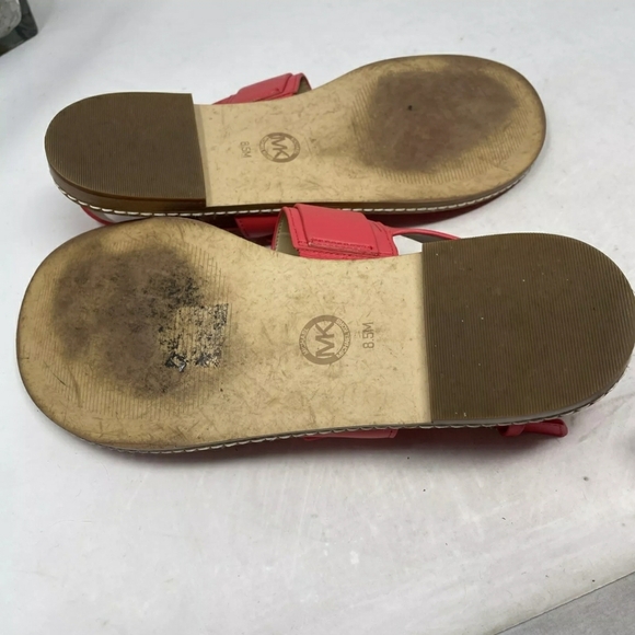 Michael Kors MK Designer Red Sandals Slingback US8.5M/EU40 - Picture 12 of 12